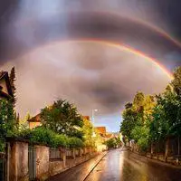 雨后彩虹头像 风雨过后是彩虹头像图片_微信头像图片大全