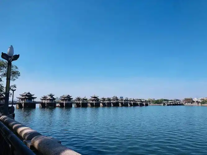 散步跑步九点半十点的韩江碧道