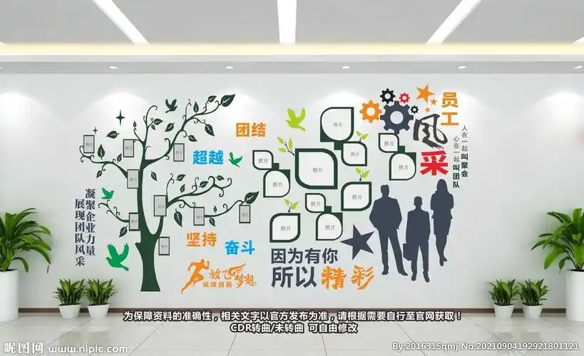 公司员工风采墙设计图__广告设计_广告设计_设计图库_昵图网nipic.com