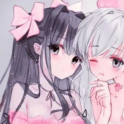 霸气冷酷二次元闺蜜头像高清特别酷的动漫头像闺蜜图片