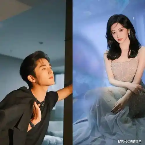 原创张新成景甜再携手黑西装墨镜造型亮相演技颜值双在线