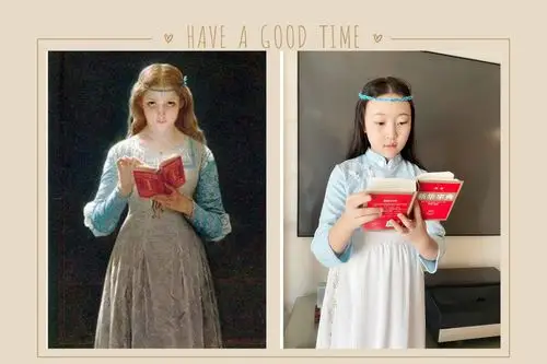 写美篇看过名人模仿秀,看过动漫模仿秀, 可是,你听说过名画模仿秀吗?