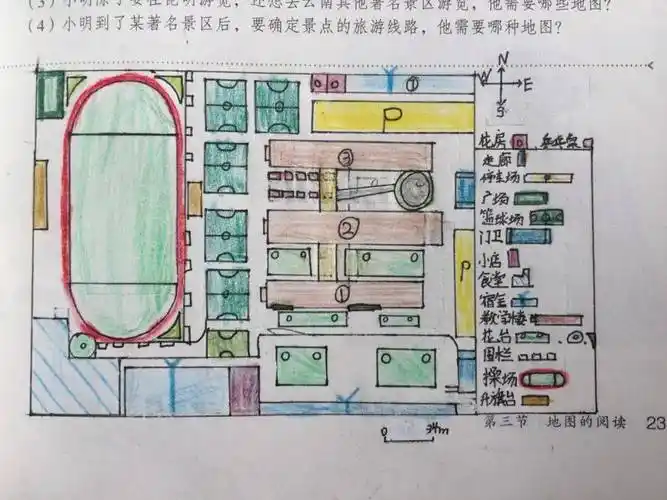 武进这所学校有了自己的手绘校园地图一起来欣赏下