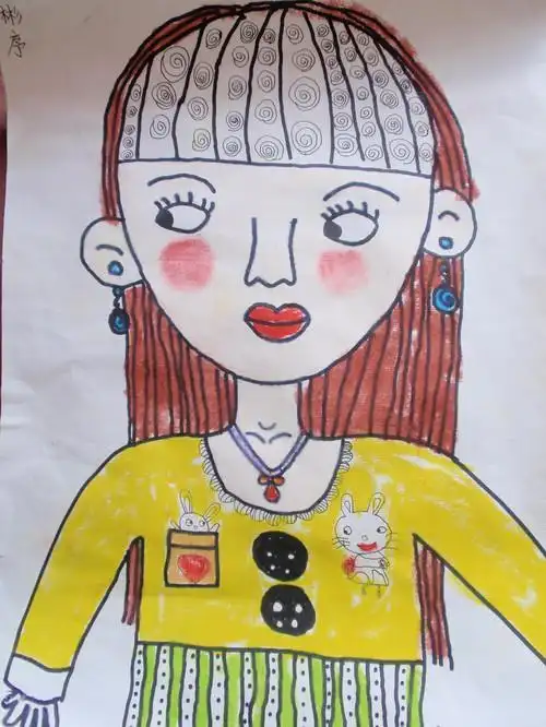 妈妈画像简笔画