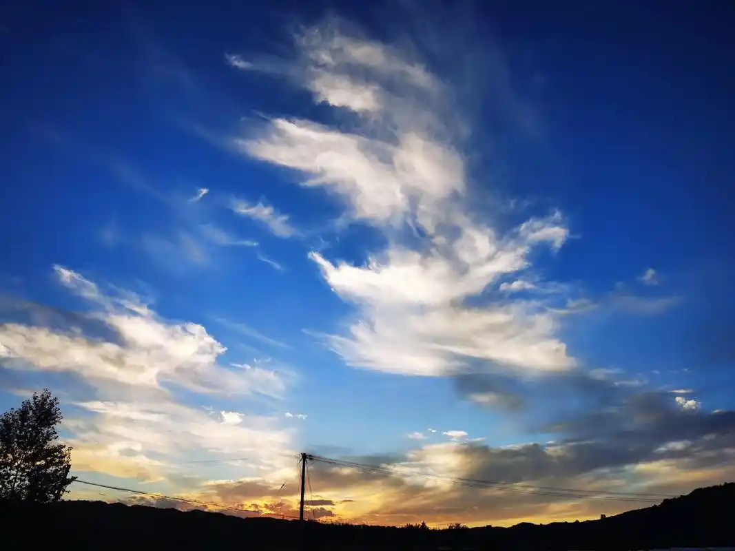 分享手机里天空的照片