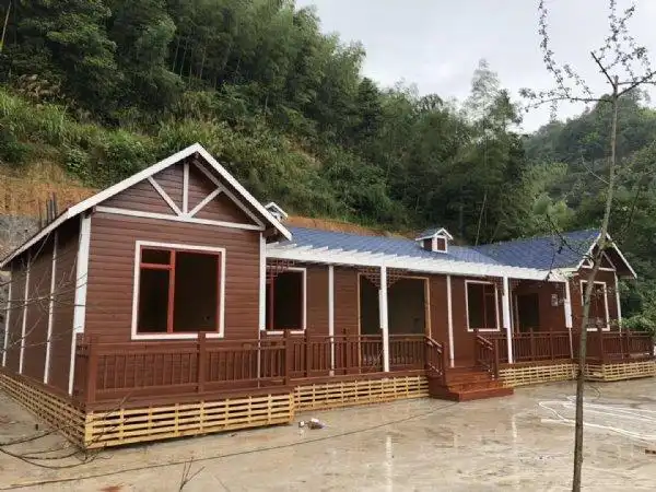 防腐木木屋别墅农庄休闲木屋仿古木房子厂家直销