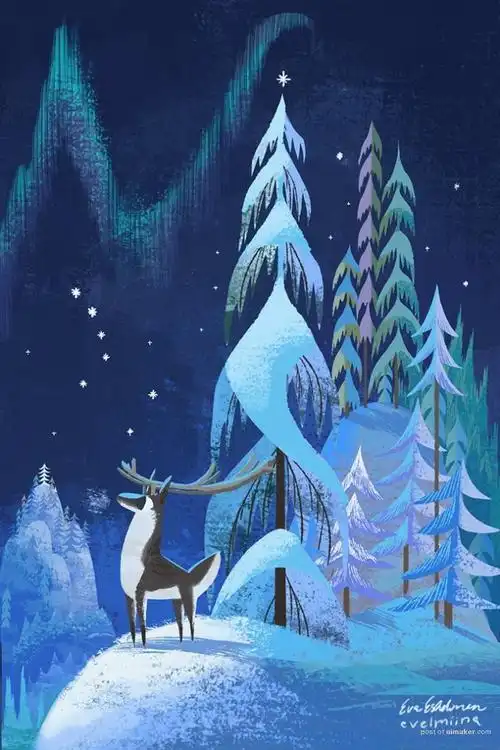 英国伊娃埃斯基林一组美丽梦幻的童话插画