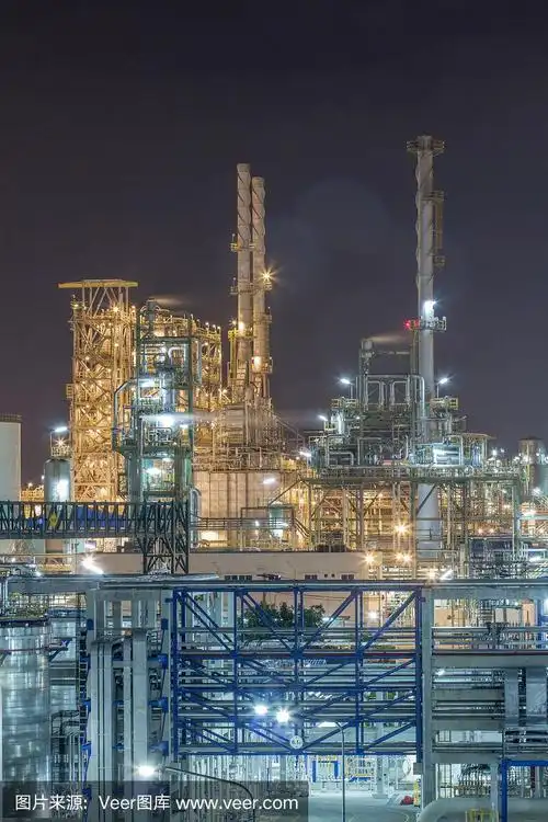 炼油厂夜景