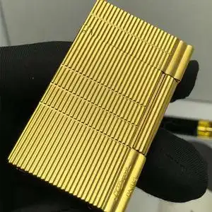 t.dupo都彭朗声纯铜充气打火机l2盖茨比系列高端创意礼品男