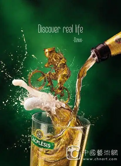 精选国外设计师啤酒广告欣赏 - 创意广告 - 中艺广告