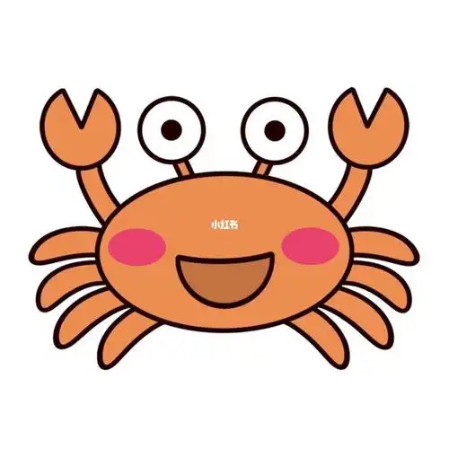 娃幼儿园之前够教咯小螃蟹简笔画分享