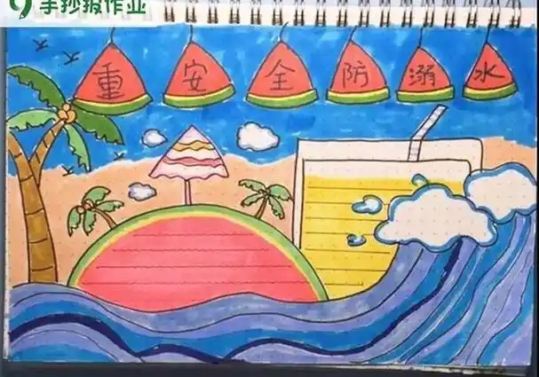 防溺水手抄报第一名防溺水手抄报第一名一等奖