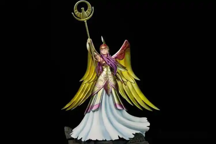 向这黑暗的世界输送一丝光明丨精灵社雅典娜圣衣降临_黄金圣斗士_雕像