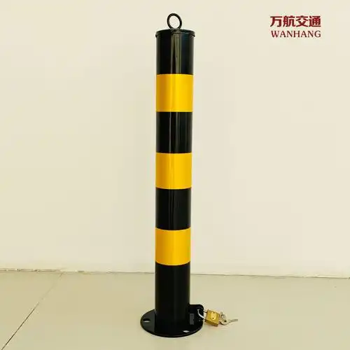 拦车桩带锁可拆卸隔离桩防撞活动警示柱禁停路障挡车路桩地桩立柱