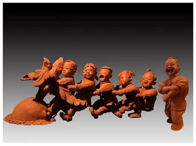 一捧红泥相伴一生,泥塑大师赵恩民的非遗情怀!_作品