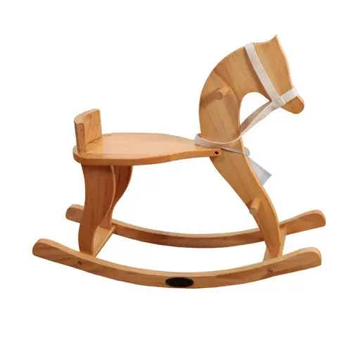 belopo贝乐堡实木木质儿童木马摇摇马宝宝生日礼物