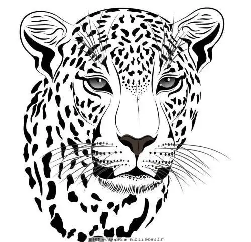 画豹子头的简笔画