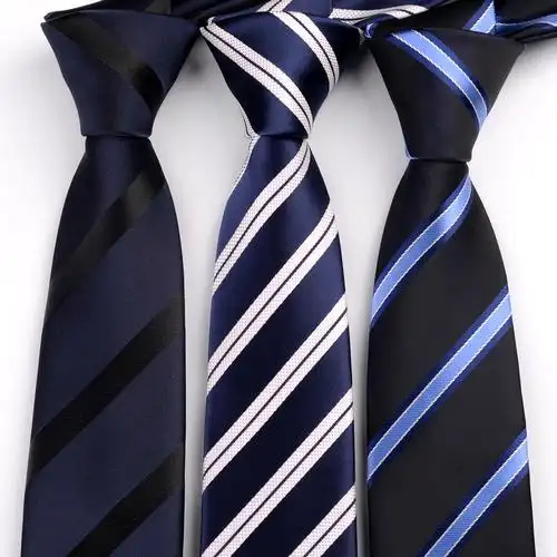 商务休闲窄领带6cm新郎结婚礼盒装手系韩版送人斜纹领带男士新品