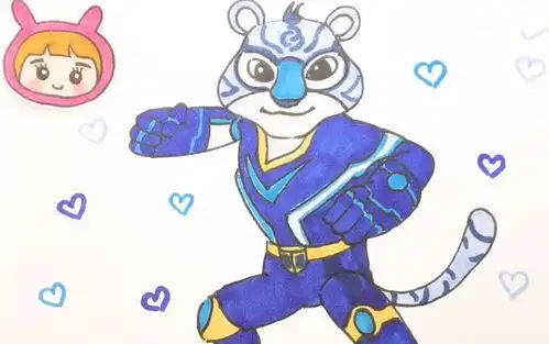 宇宙护卫队简笔画彩虹宇宙护卫队简笔画