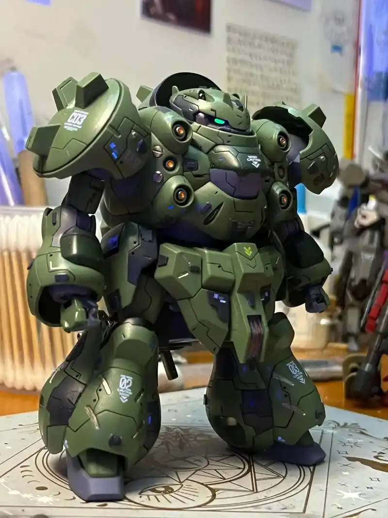 hg古辛 大蛤蟆.可可爱爱的机体,很有厚重感#高达 #模型  - 抖音