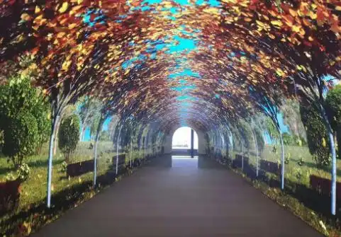 苏州时空隧道led显示屏实现动静态结合_手机搜狐网