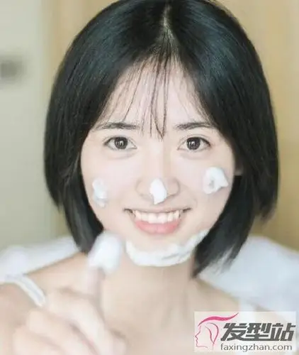 只剪不烫的短发发型 简约自然打造小清新范
