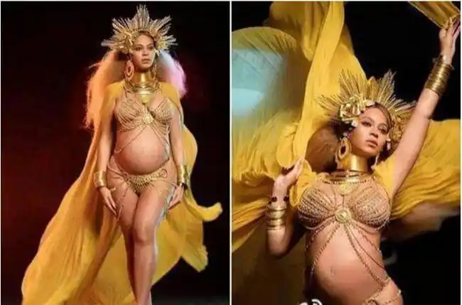 碧昂丝挺着大肚子演出享受杨颖怀孕却选择了抠图演戏