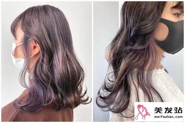 2021发色推荐】最美挑染,耳圈染,不漂发色总盘点,黄皮黑肌超显白_染发