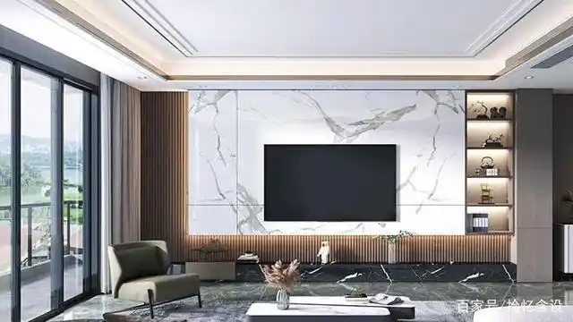 这几款流行的悬空电视背景墙,简直太喜欢了