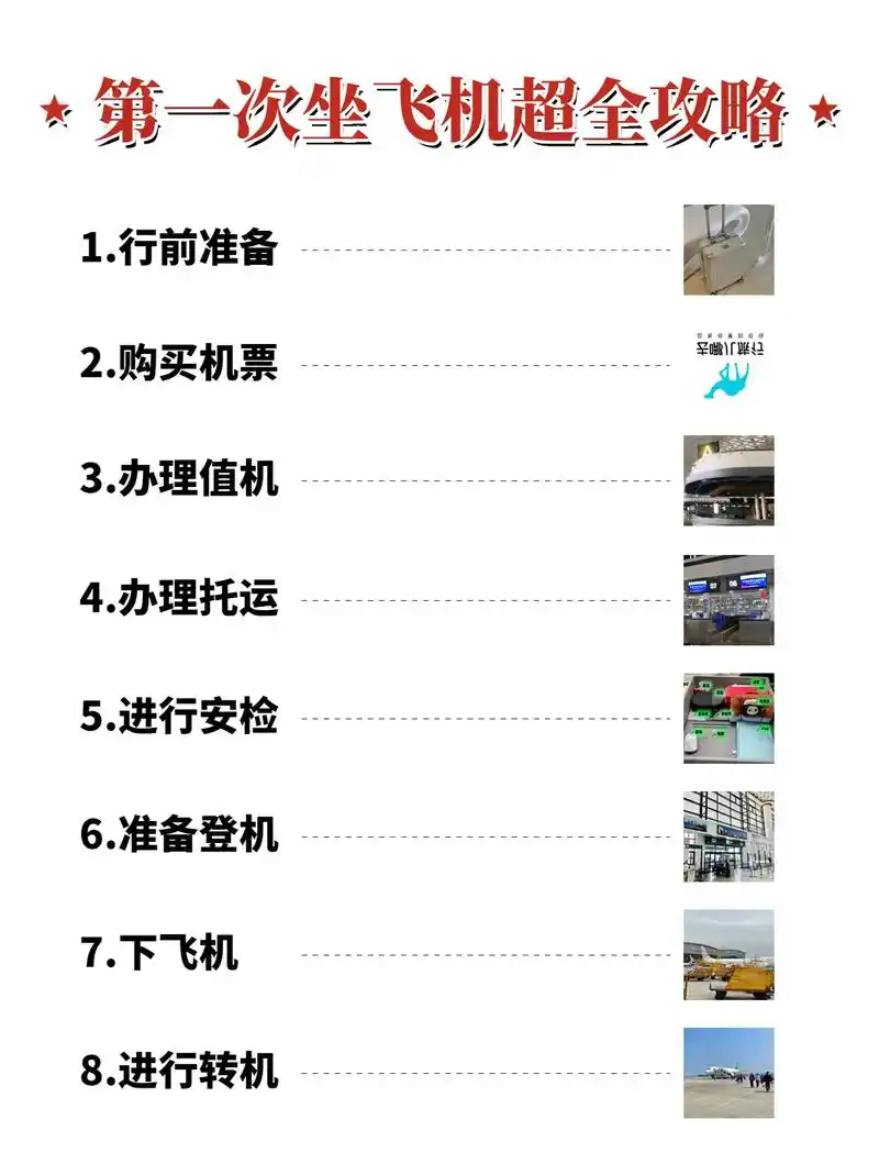 第一次坐飞机7615超详细流程.
