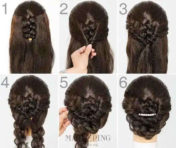 新娘盘头发型(2021新款发型女盘发) - 月牙知识库