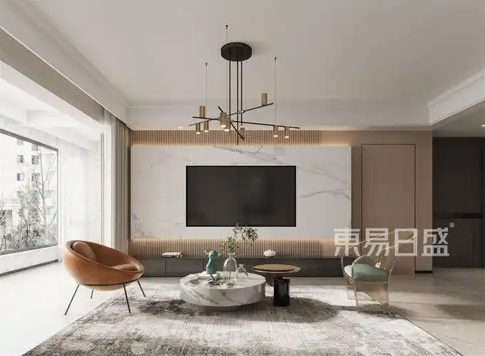 双利城央府126㎡现代风格装修效果图