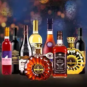 洋酒组合套装葡萄酒威士忌香槟起泡酒xo白兰地进口送礼高档礼盒装