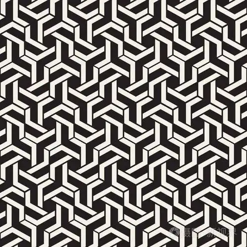 矢量无缝线拼接图案.现代时尚的抽象质感.重复几何图块