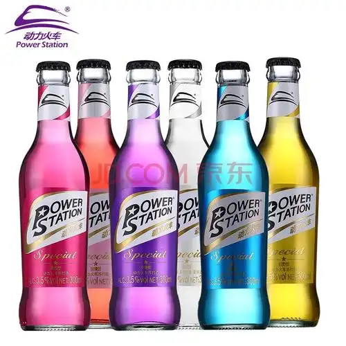 动力火车鸡尾酒预调酒苏打酒洋酒混合口味300ml*6瓶装