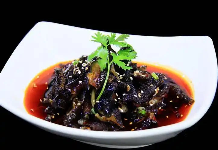 益旺麻辣乌鸡爪红油无骨黑凤爪去骨土鸡脚四川酒店凉菜250克*40袋