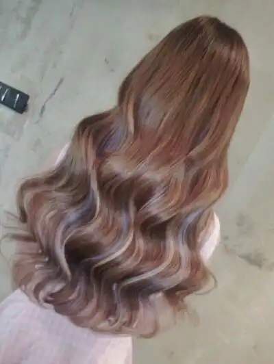 头发 水波纹 大卷 长发 颜色 大浪