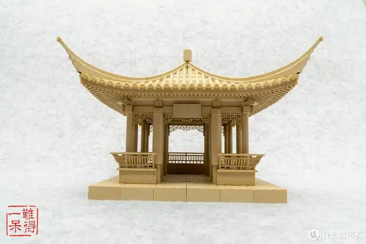 中国古建筑模型积木之迟来亭众筹版开箱及搭建