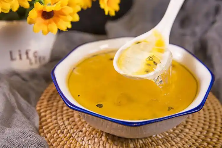 百香果冰粉图片