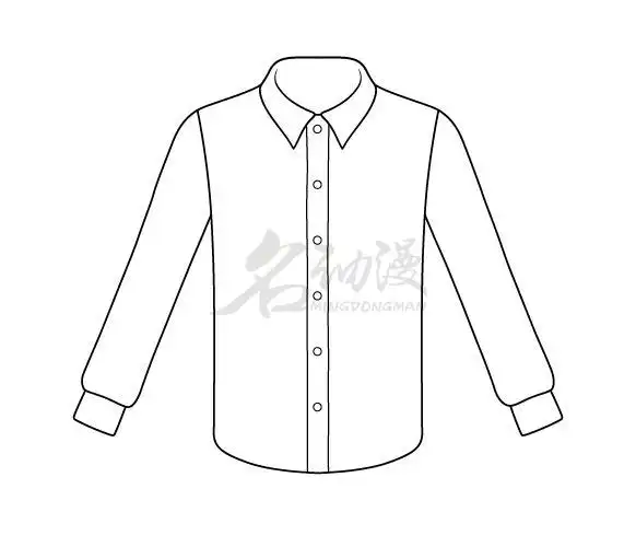 衬衫绘画技法教你画超简单衬衫