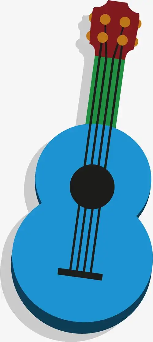 卡通吉他矢量