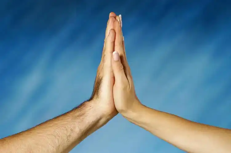 影子,祝福,虔诚,祈祷,双手合十,手部,手语,摄影,影棚,单手,感谢,合掌