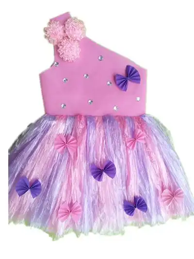 新款儿童环保衣服diy手工制作时装秀演出服幼儿园服装女亲子走秀