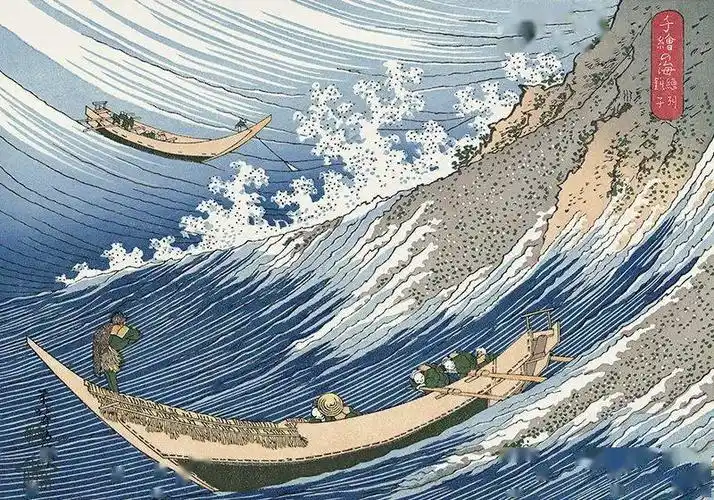 富士山与浪花的组合,凭什么征服世界?_浮世绘