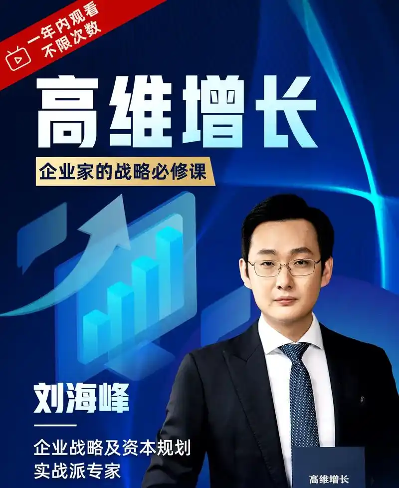 刘海峰-高维增长《顺三势,借三力》课程.刘海峰老师的核心理论 - 抖音
