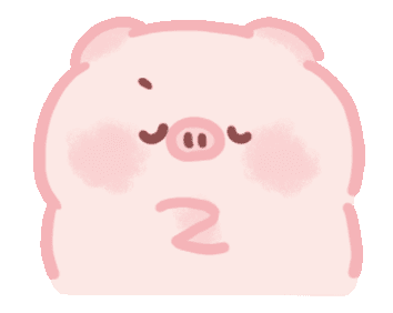 表情包会动的小猪猪太可爱了(*)