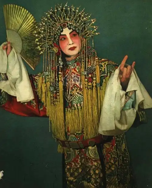 梅兰芳在《醉酒》中饰演的杨贵妃.