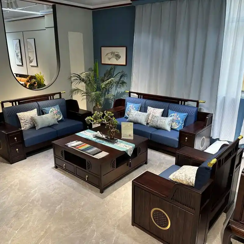 新中式沙发,寓意着吉祥,寓意着传承,今天给大家来一款,由黑檀 - 抖音