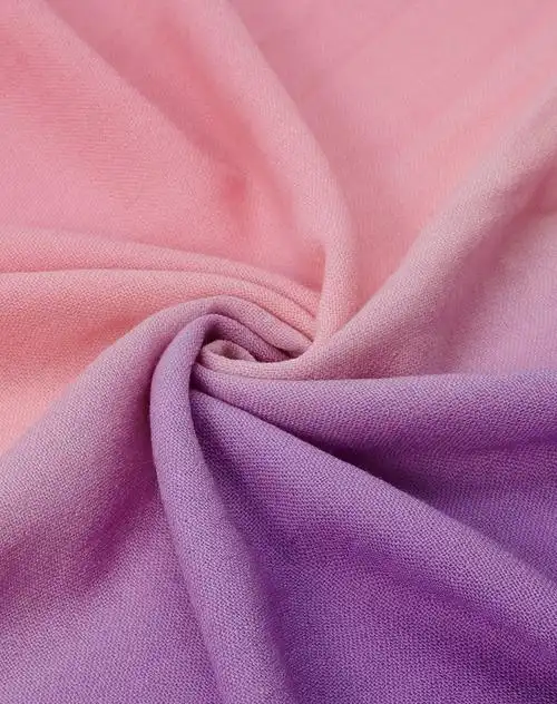 唯品会专供经典马卡龙渐变色羊毛保暖披肩围巾