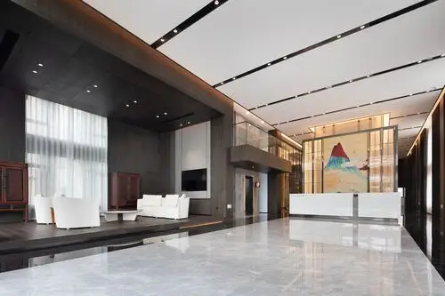 办公写字楼楼大厅装修设计效果图